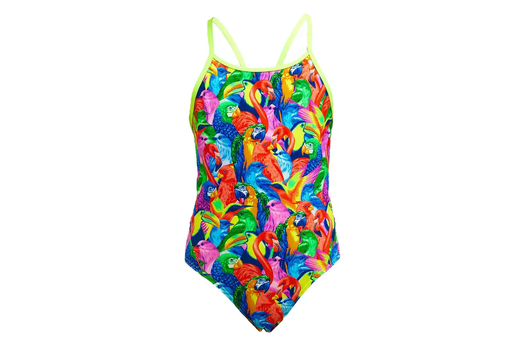 Funkita - Diamond Back One Piece (Ladies)- Bright Birds