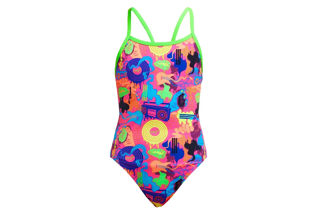 Funkita - Single Strap One Piece (Girl's)- Lotsa Pop