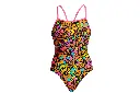 Funkita - Single Strap One Piece (Girl's) - Large Lillies