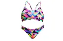 Funkita - Racerback Two Piece (Girl's) - Crystal Eyes