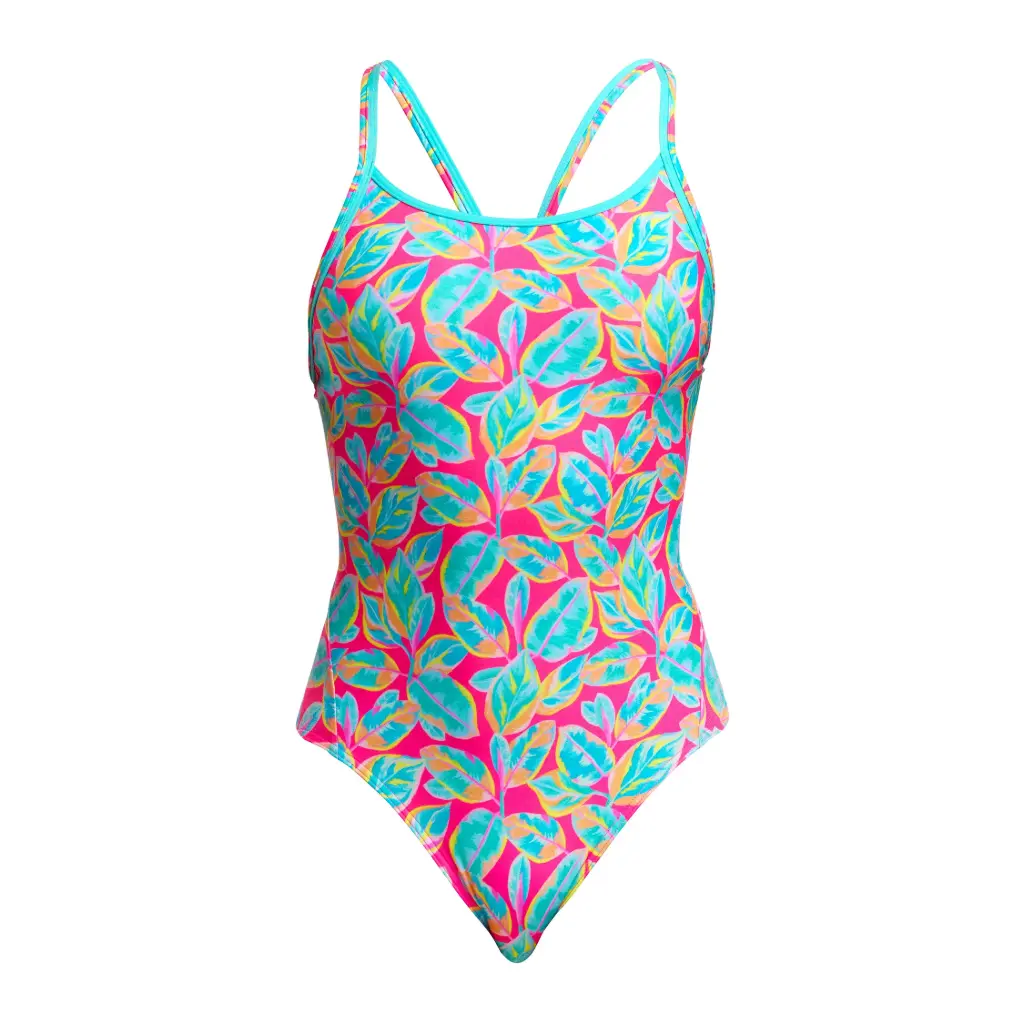 Funkita - Diamond Back One Piece (Ladies) -  Planted Pink