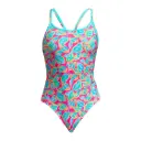 Funkita - Diamond Back One Piece (Ladies) -  Planted Pink