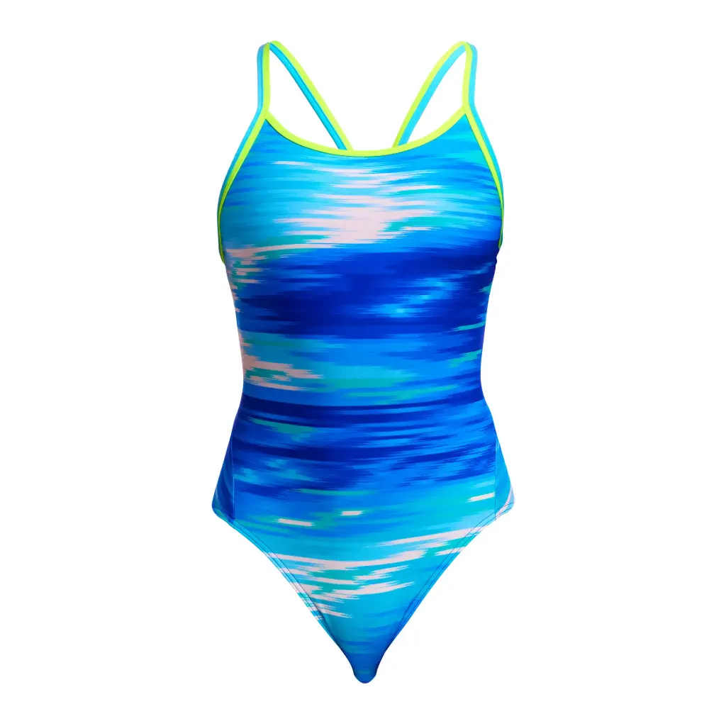 Funkita - Diamond Back One Piece (Ladies) -Sea Breeze