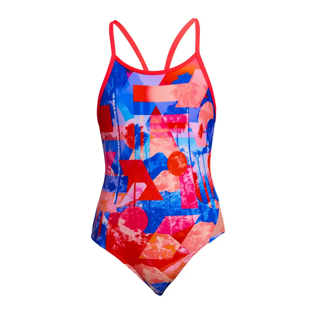 Funkita - Diamond Back One Piece (Girl's) - Miss Adventure