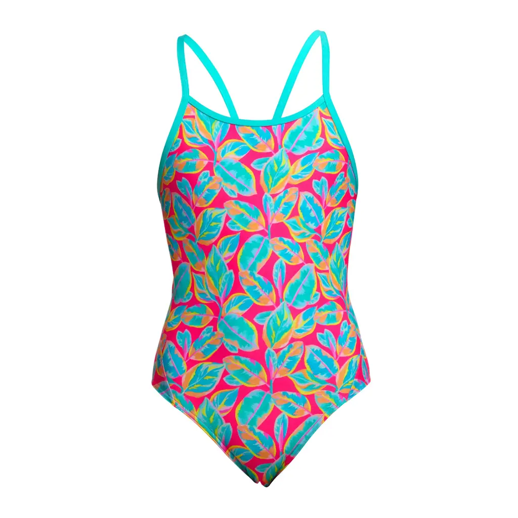 Funkita - Diamond Back One Piece (Girl's) - Planted Pink
