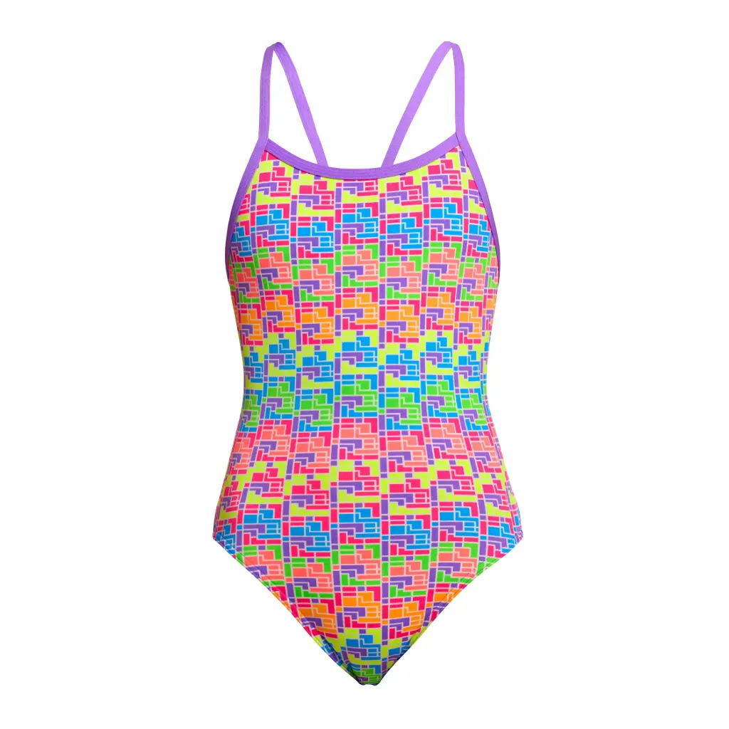 Funkita - Single Strap One Piece (Girl's) - Jig Jag
