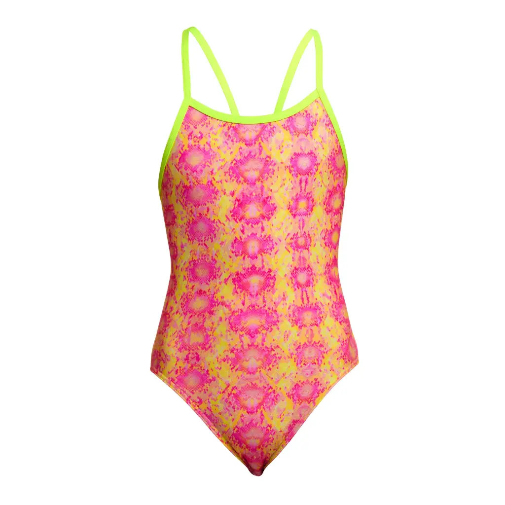 Funkita - Single Strap One Piece (Girl's) - Poison Pink