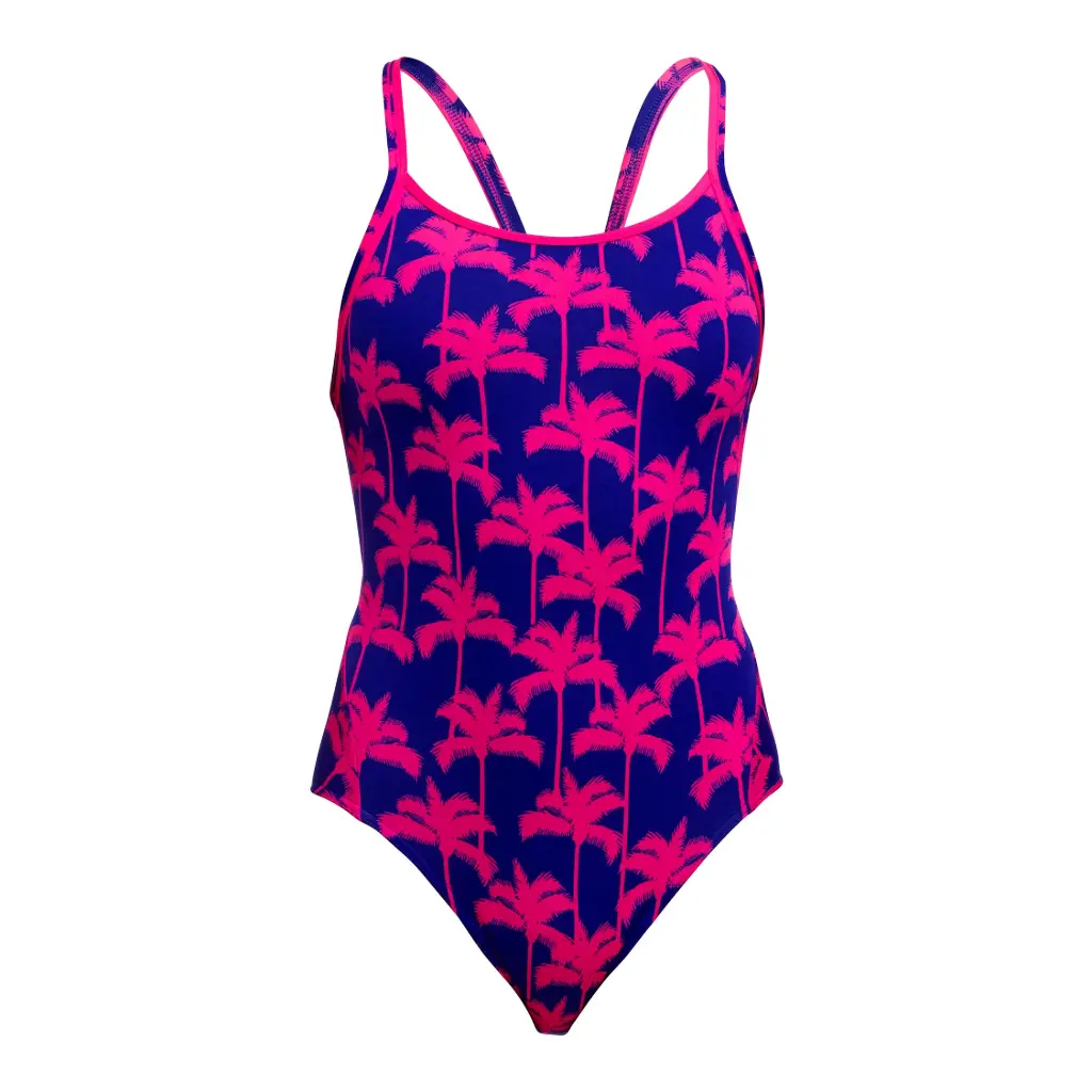 Funkita - Ladies Swim Secure - Pinky Palms 
