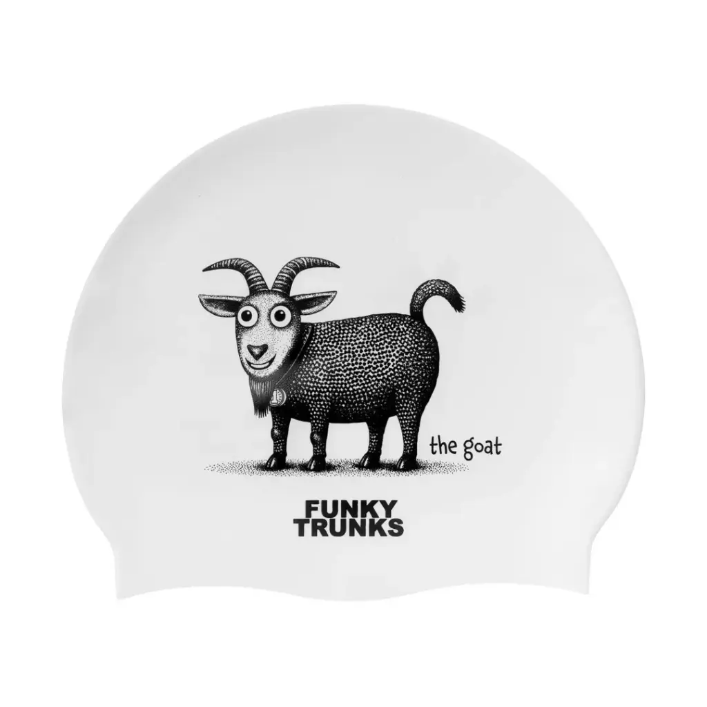 Funky Trunks - Silicone Swimming Cap - The Goat