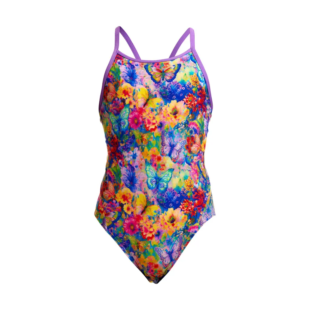 Funkita -  Diamond Back One Piece (Girl's) - Austin Flowers