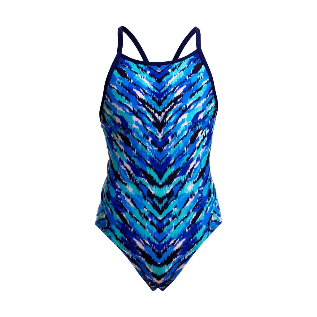 Funkita -  Diamond Back One Piece (Girl's) - Fur Seal