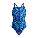Funkita -  Diamond Back One Piece (Girl's) - Fur Seal