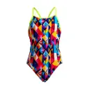 Funkita -  Diamond Back One Piece (Girl's) - Broken Blox