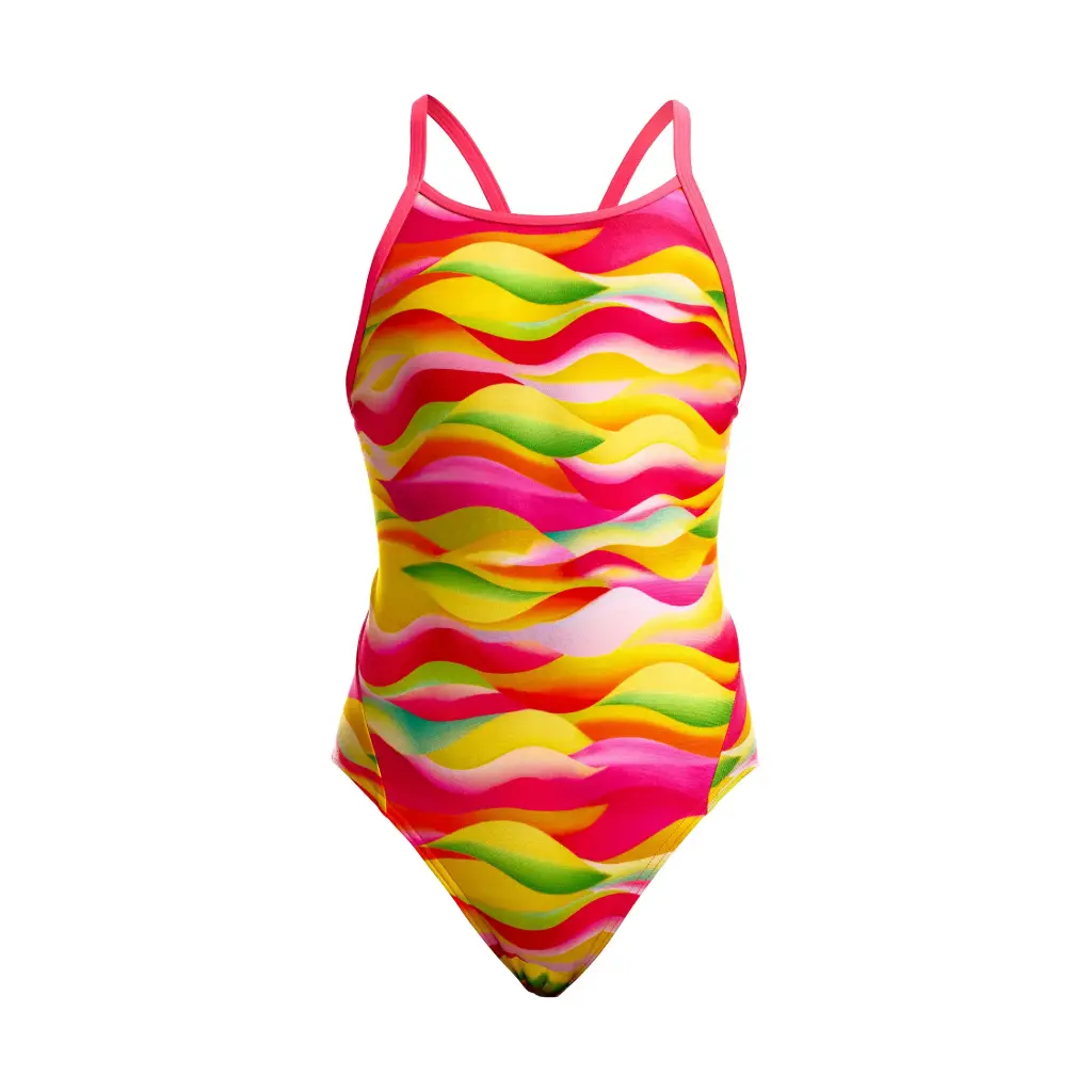 Funkita -  Diamond Back One Piece (Girl's) - Custard Cakes
