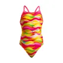 Funkita -  Diamond Back One Piece (Girl's) - Custard Cakes