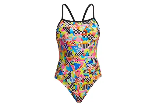 [FKS030L7197914] Funkita - Single Strap One Piece (Ladies)- Junk Yard