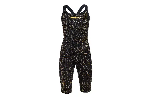 [FKS077L7194330] Funkita - Fast Legs One Piece (Ladies)- Gold Weaver