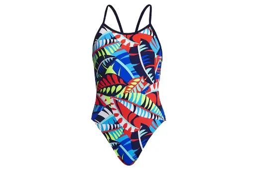 [FS16G7121810] Funkita - Single Strap One Piece (Girl's)- Face Palm
