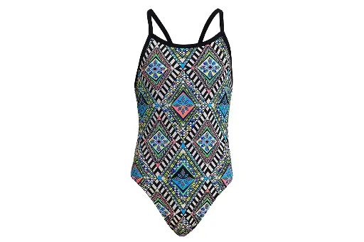 Funkita - Single Strap One Piece (Girl's)- Weave Please