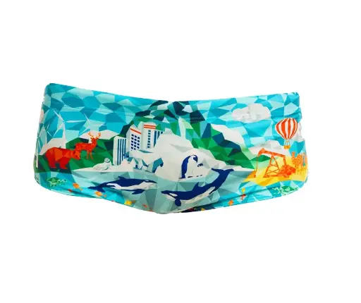 [FTS015M7181936] Funky Trunks - Sidewinder Trunks (Men's) - Wildermess