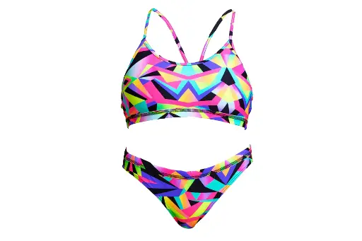 Funkita - Racerback Two Piece (Girl's) - Crystal Eyes