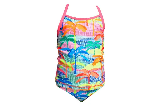 Funkita - Swim Steady Tankini & Brief (Toddler Girl's) - Poka Palm