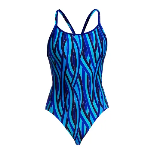 [FKS033L7218006] Funkita - Diamond Back One Piece (Ladies) - Snork City
