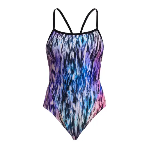 [FKS030L7215910] Funkita - Single Strap One Piece (Ladies) -Fly Dye