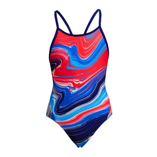 Funkita - Diamond Back One Piece (Girl's) - Wave Craze