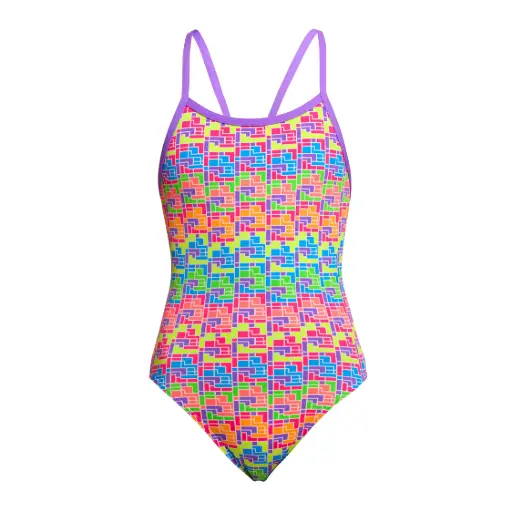 Funkita - Single Strap One Piece (Girl's) - Jig Jag