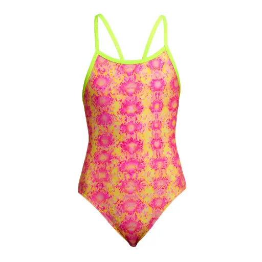 Funkita - Single Strap One Piece (Girl's) - Poison Pink