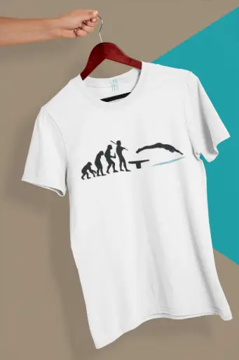 LastOneFast – Swimming Evolution T-Shirt