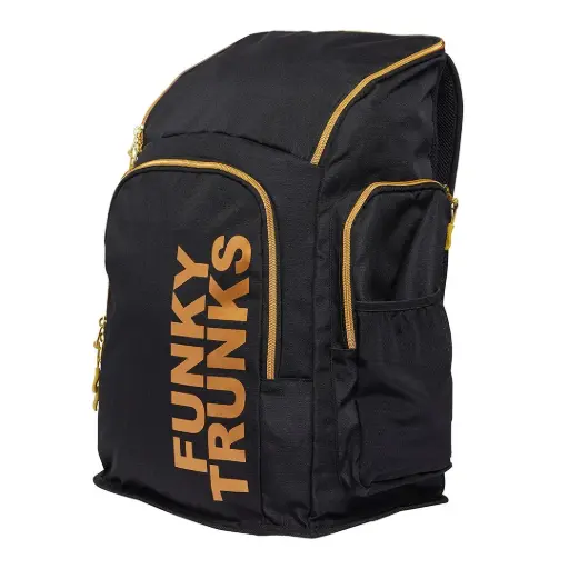 [FTG018N0105600] Funky Trunks - Space Case Backpack (Accessories) - Black Attack