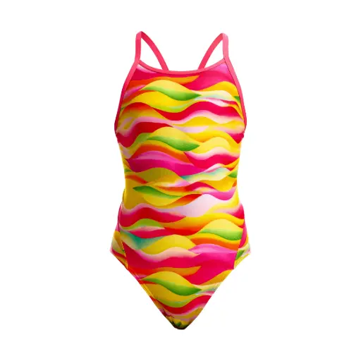 Funkita -  Diamond Back One Piece (Girl's) - Custard Cakes