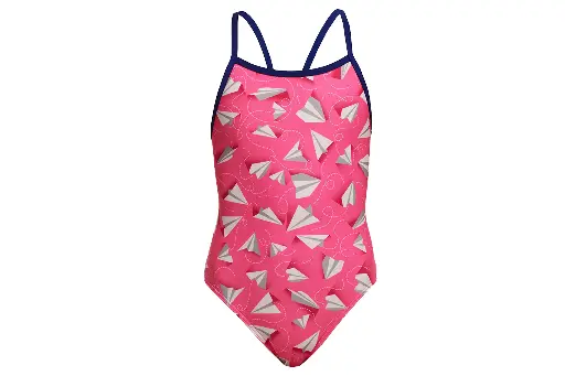 Funkita - Single Strap One Piece (Ladies)- Paper Pink