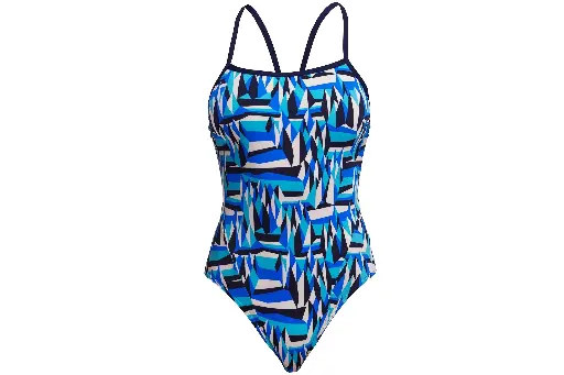 [FKS030L7198008] Funkita - Single Strap One Piece (Ladies)- Polar Caps