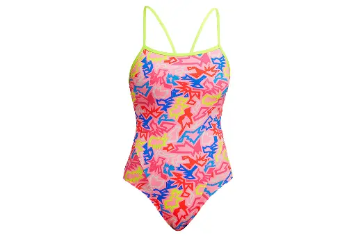 [FKS030L7183408] Funkita - Single Strap One Piece (Ladies)- Rock Star