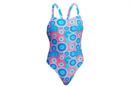Funkita - Diamond Back One Piece (Ladies)- Bundjalung Blue