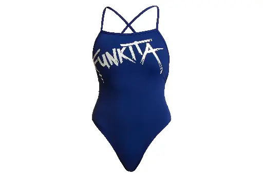 [FKS034L0259410] Funkita - Strapped In One Piece (Ladies)- Zinc'd
