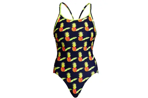 [FS11L7122208] Funkita - Diamond Back One Piece (Ladies)- Golden Circle